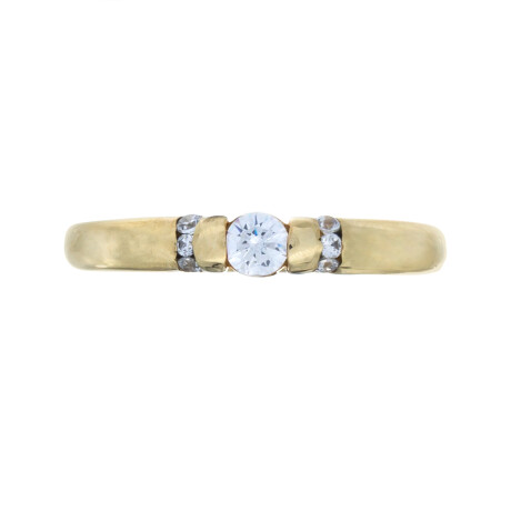 Anillo de oro 9 ktes y circonias Anillo de oro 9 ktes y circonias
