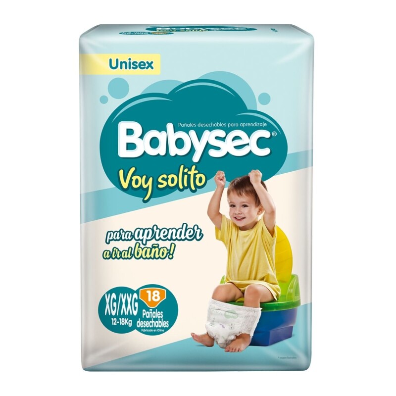 Pañales Babysec Voy Solito XG/XXG X18 Pañales Babysec Voy Solito XG/XXG X18