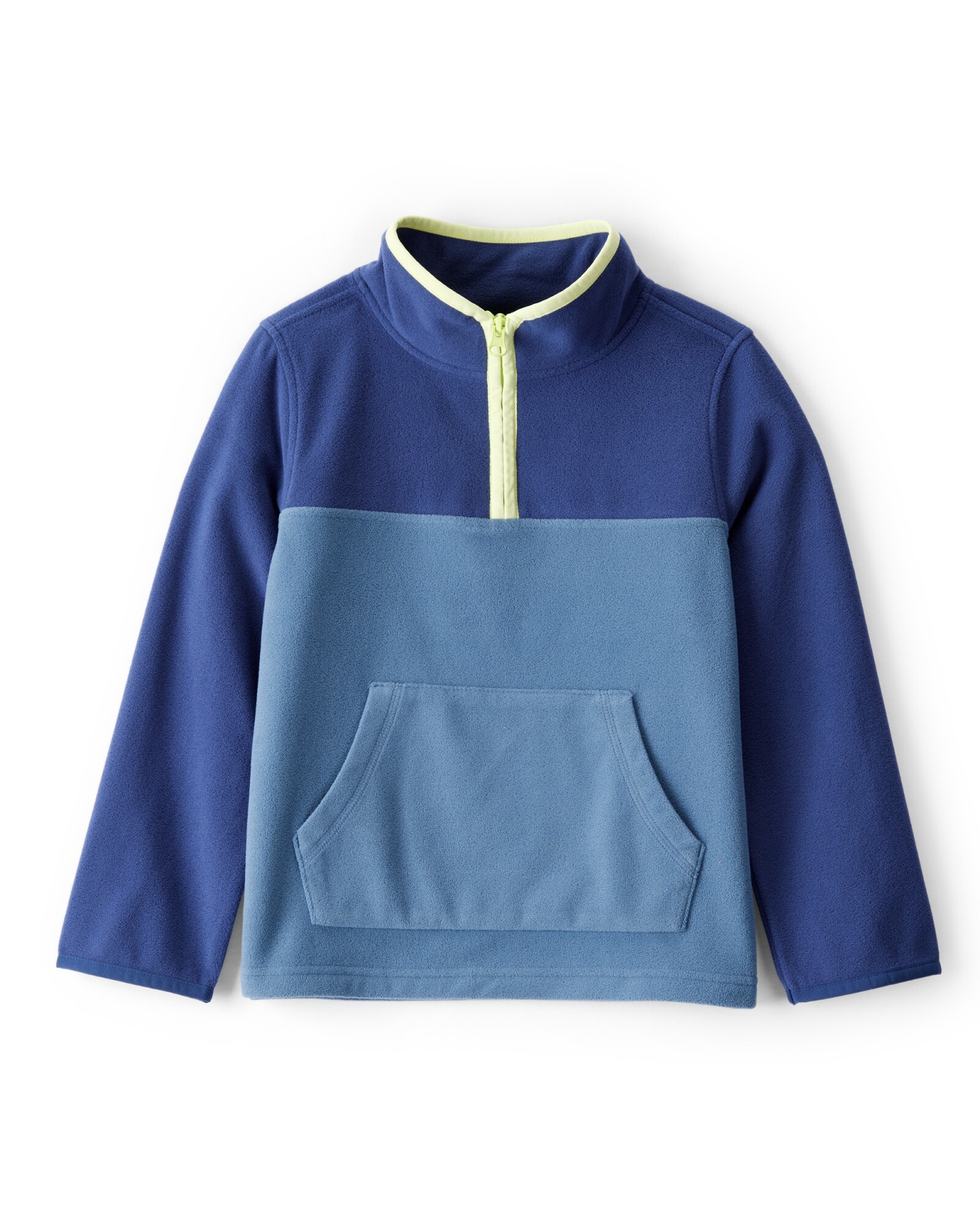 Buzo de micropolar, diseño colorblock Sin color