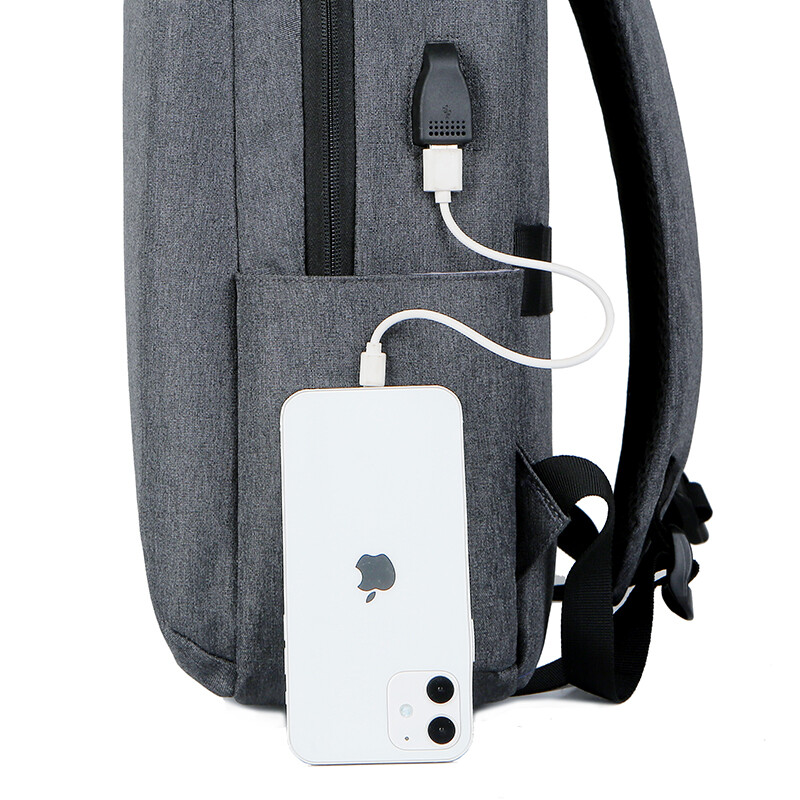 MOCHILA FORTUNE TAFETA GRIS