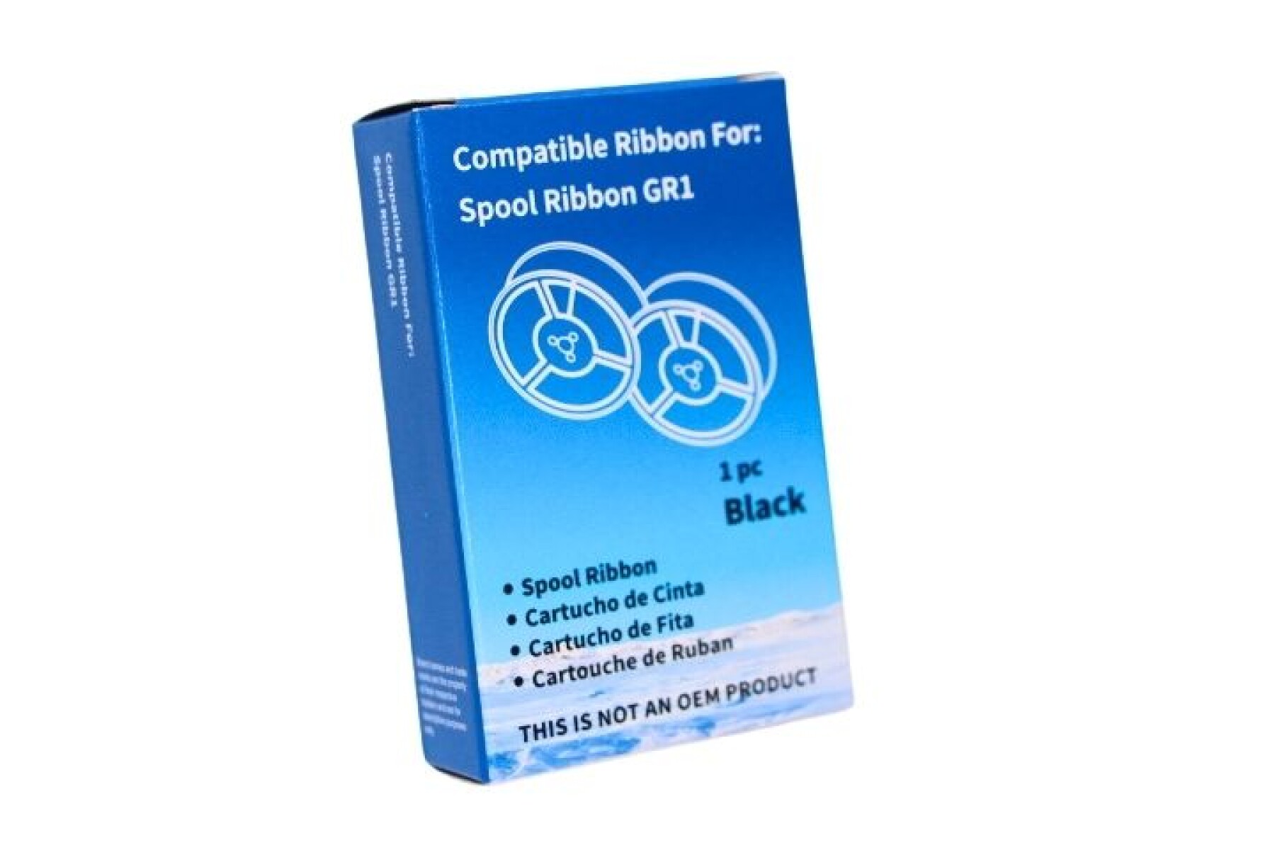 CINTA PARA MAQUINA DE ESCRIBIR COLOR NEGRO 