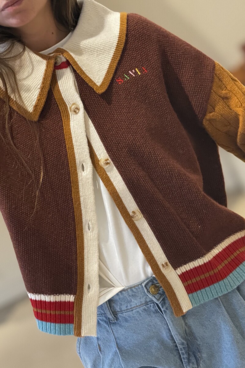CARDIGAN FUN Camel Pre Venta