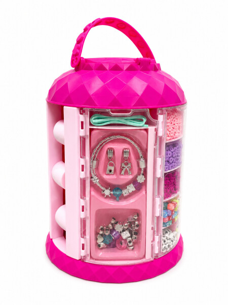 ARMADO DE PULSERAS SET ROSADO