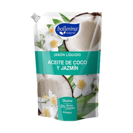 Ballerina Jabón líquido doypack 750ml Aceite de Coco yJazmín