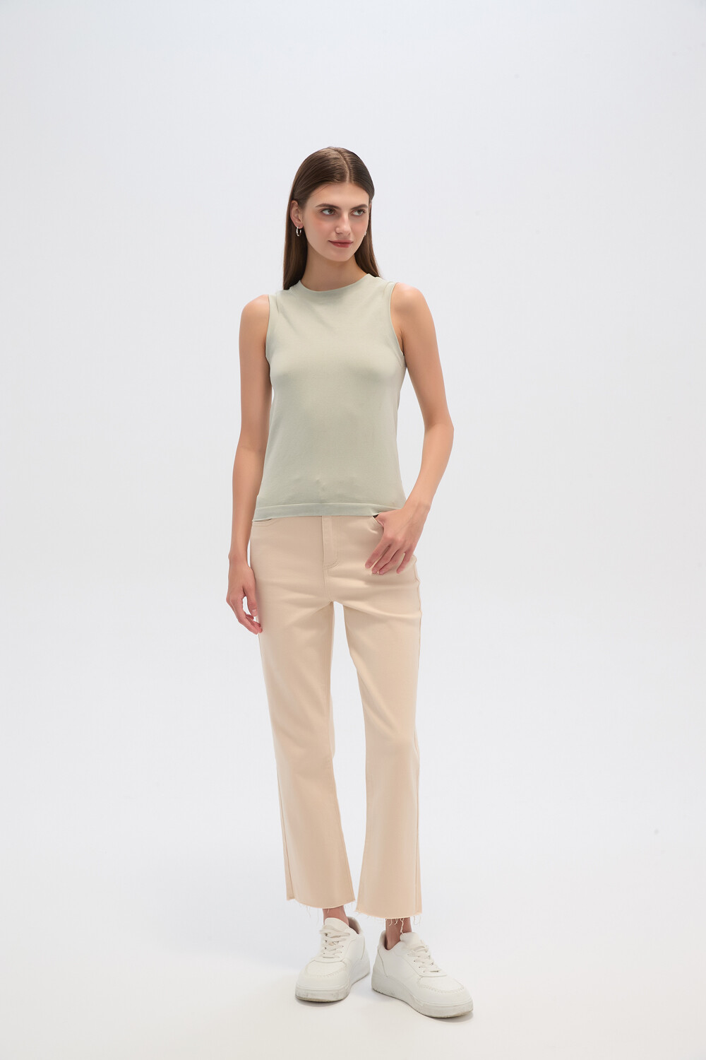 Musculosa Rerti Verde Palido