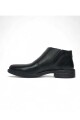 BOTIN PEGADA HOMBRE CUERO CON ELASTICO 125354 Negro