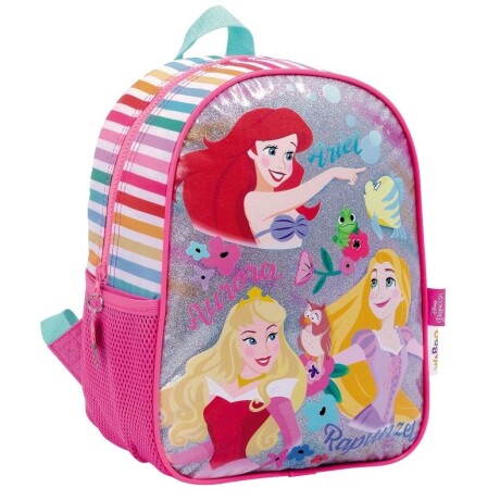 Mochila Básica Disney Princesas We are Princess Line 30cm VIOLETA