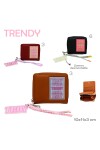 Billetera Trendy con llavero Negro