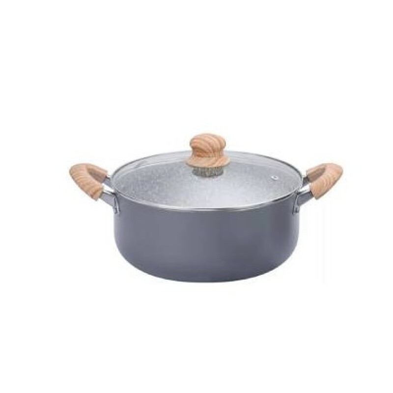 CACEROLA DE ALUMINIO C/ANTIADHERENTE GRANITO DE 24CM CACEROLA DE ALUMINIO C/ANTIADHERENTE GRANITO DE 24CM