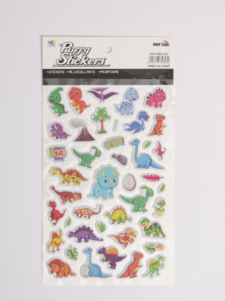 Set de stickers Dinosaurios
