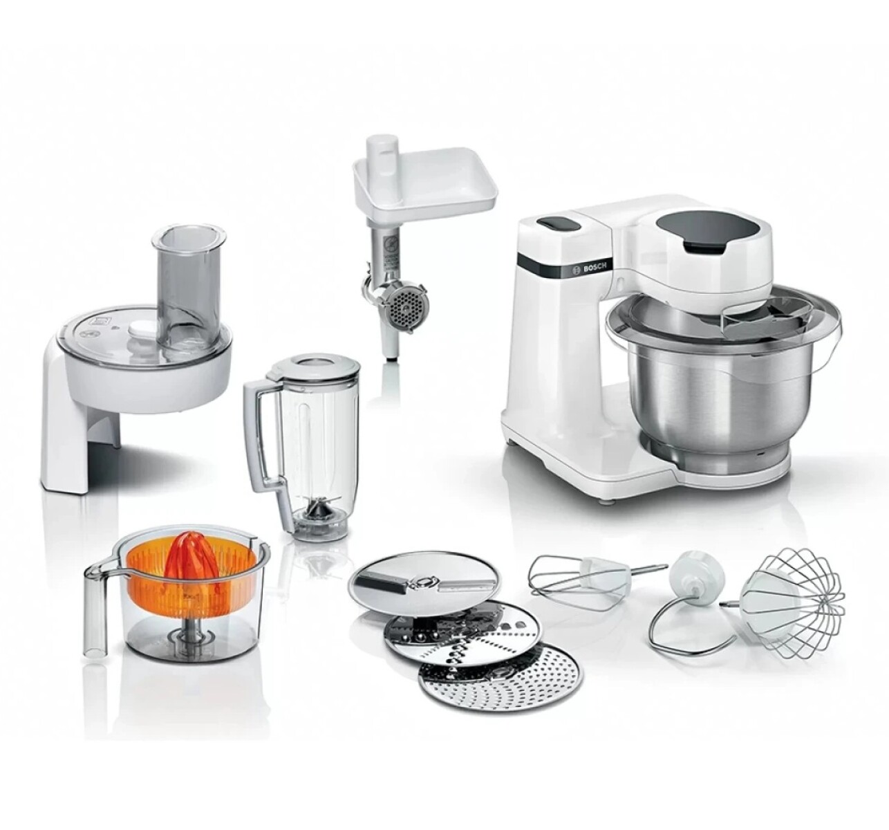 Robot de cocina Bosch MUMS2EW40 Blanco c/acc 