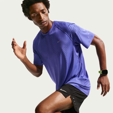 Remera Nike Para Running Dri Fit Blue
