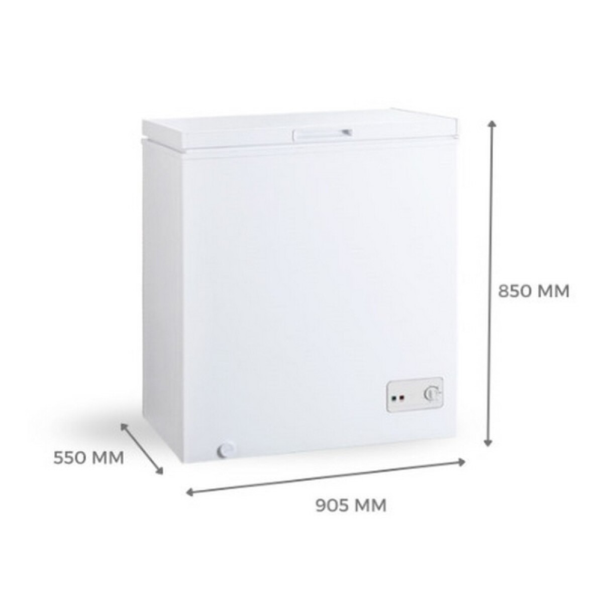 FREEZER ELDOM HORIZONTAL 210 Lts. 1 PUERTA FRIO HUMEDO. 