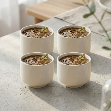 Ramequin cilindrico D5.5x4cm porcelana BLANCO