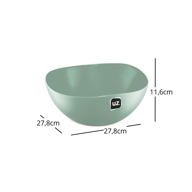 Bowl de plástica 3lts VERDE MENTA