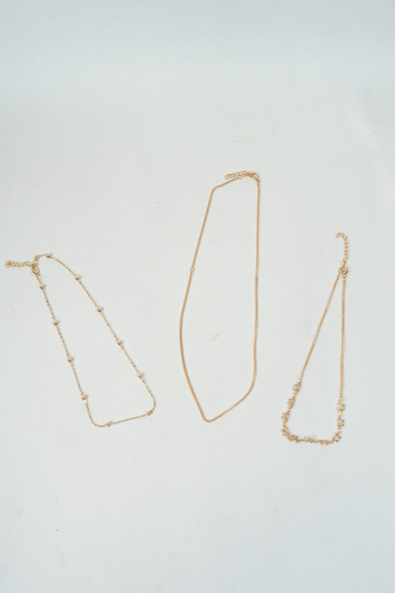 Collar Eco I, Set X3 - Color Unico 