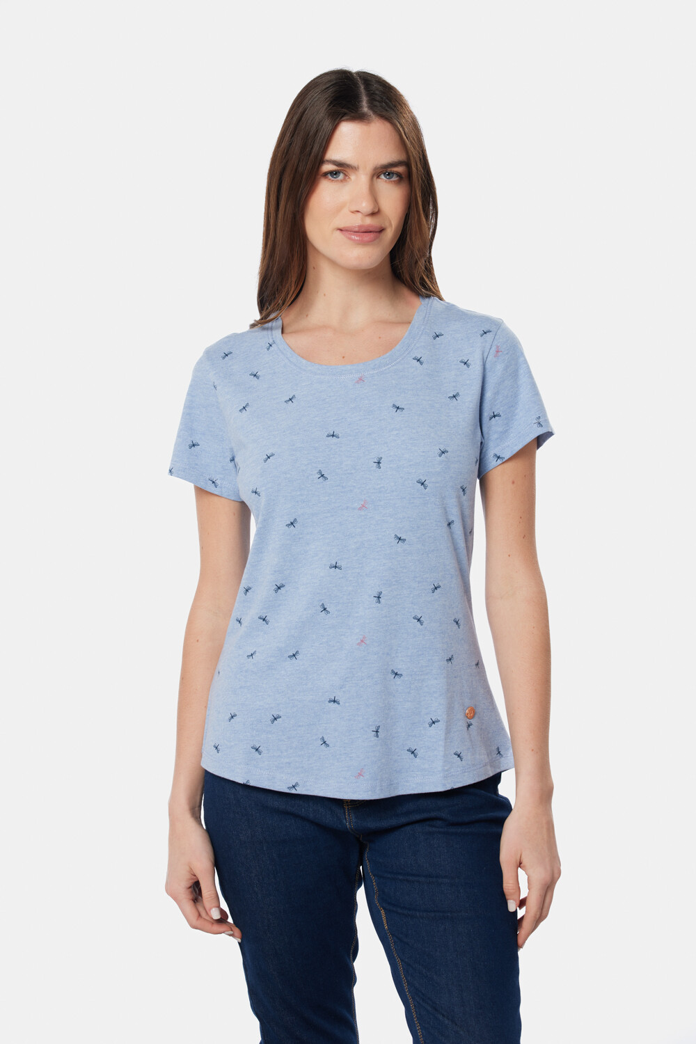 REMERA ESTAMPADA Azul