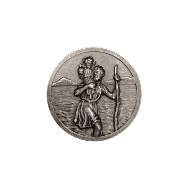 Medalla San Cristobal- Plata 925 plateadouniforme