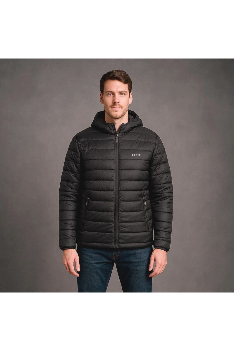 CAMPERA C/CAPUCHA NEGRA M CAMPERA C/CAPUCHA NEGRA M
