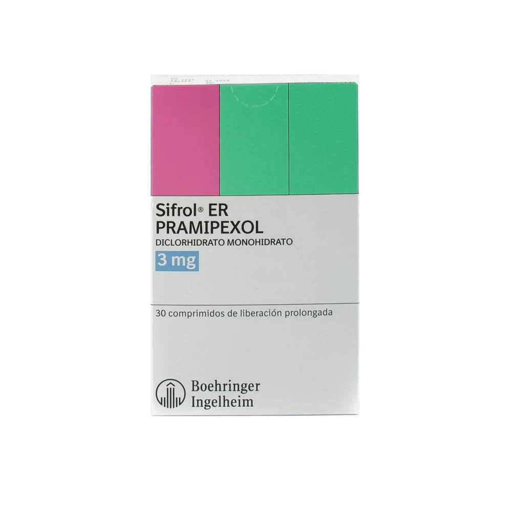 SIFROL ER 3 MG. CJ X 30 COMP.