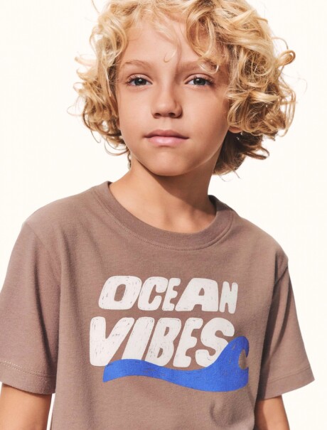 CAMISETA DE NIÑO MANGA CORTA ESTAMPADA T-SHIRT MM MASC