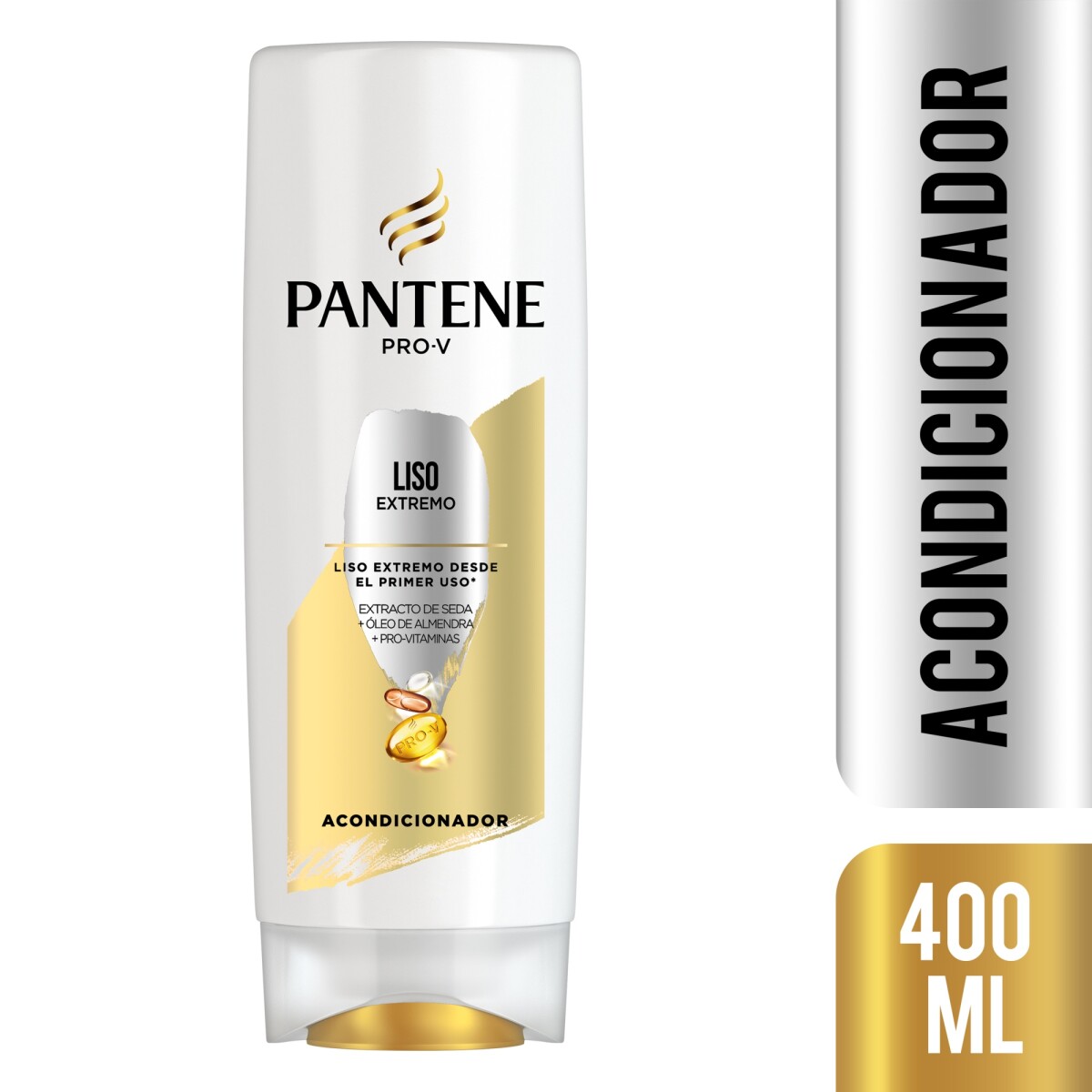 PANTENE Liso Extremo Acondicionador 400 ml – Cabello Suave y Brillante