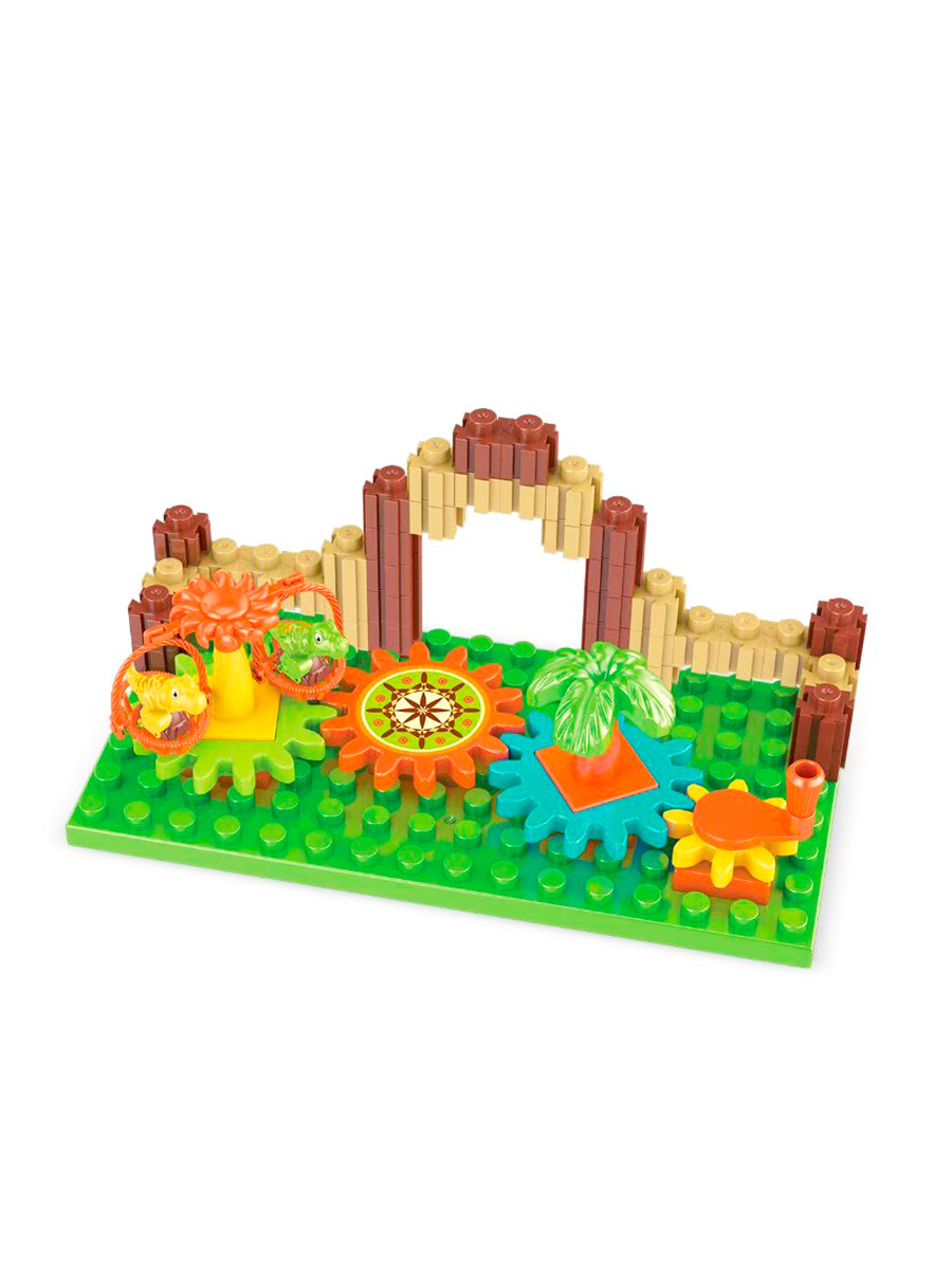 JUEGO ENSAMBLE DINO PARK - VERDE 