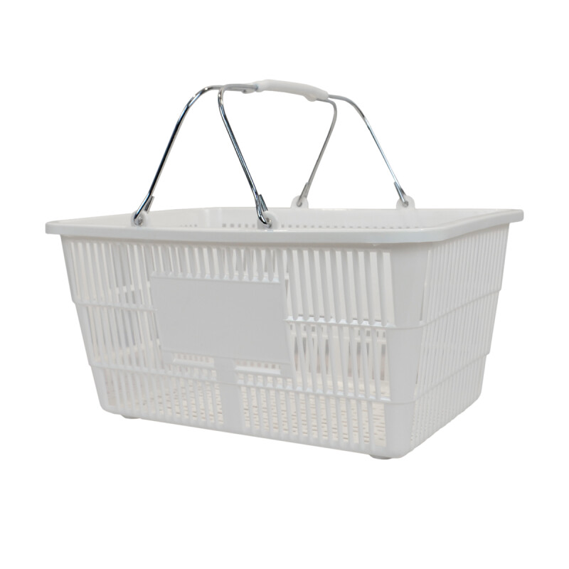 Canasto supermercado BLANCO