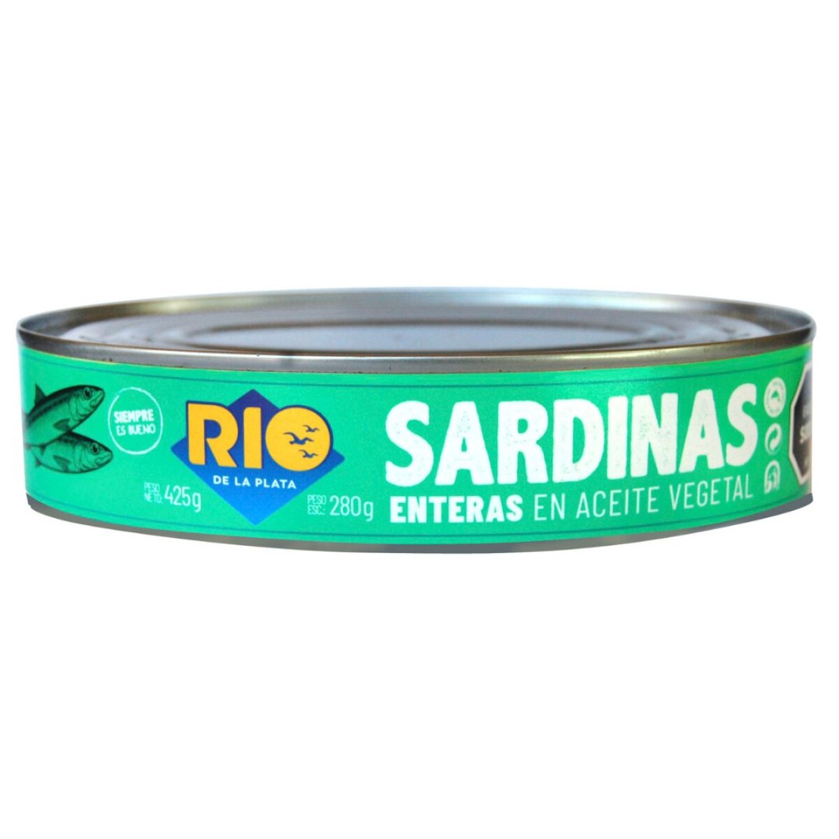 SARDINA EN LATA OVAL RIO DE LA PLATA 425 GR 