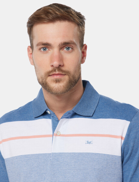 POLO JERSEY RAYADA Piedra