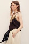 TOP CHARLOTTE RAJASTHAN Negro