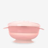Bowl 4 en 1 KIKKABOO rosa transparent
