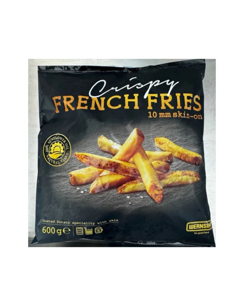 CRISPY FRENCH FRIES 10MM CON PIEL 600 GRS 