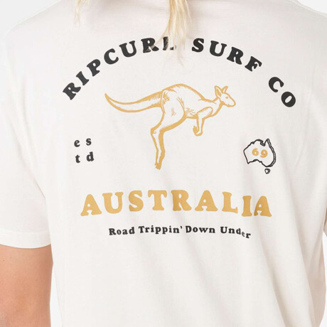 Remera Rip Curl Australia Fun Times Desto Blanco