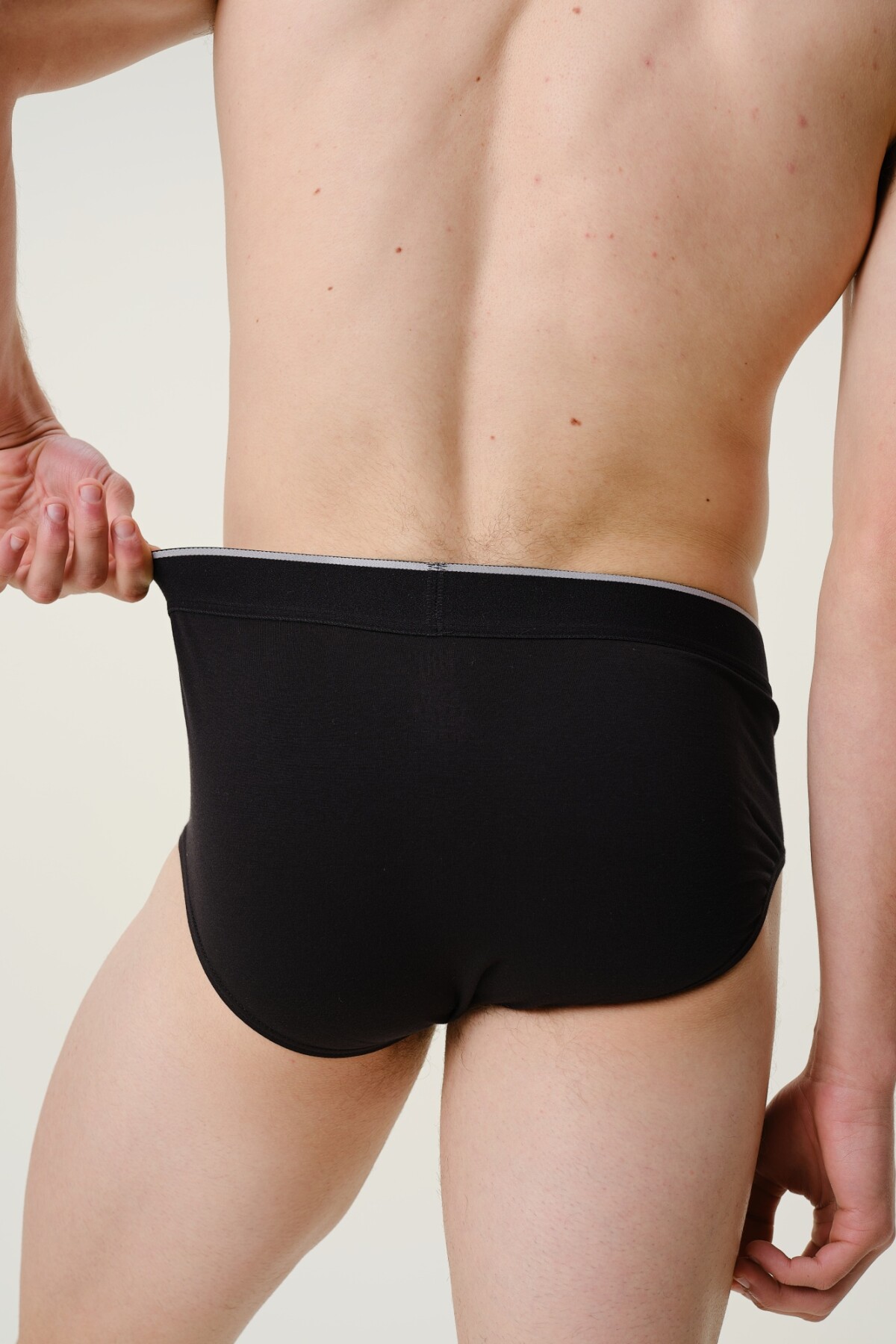 Slip Algodón Negro
