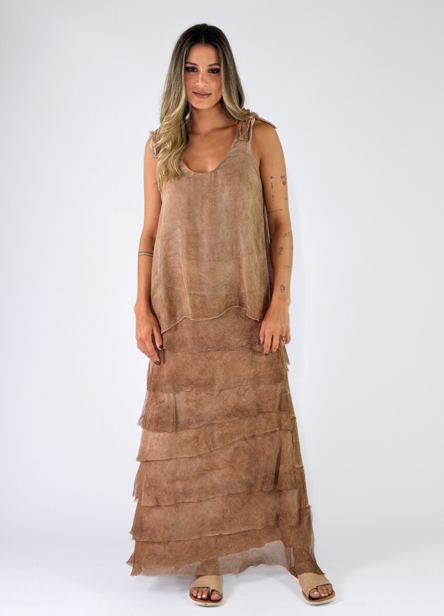 POLLERA GIULIANA - CAMEL 