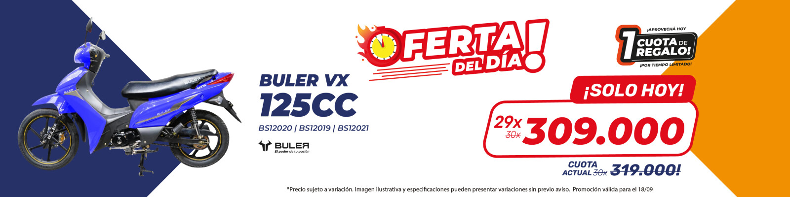 Oferta 1 del dia 18/09