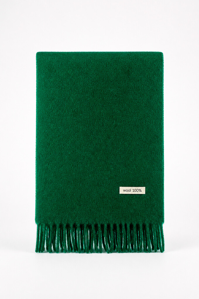 BUFANDA 100% WOOL VERDE