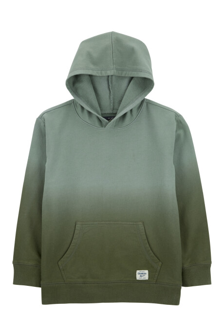 Canguro de algodón, verde en degradé Sin color