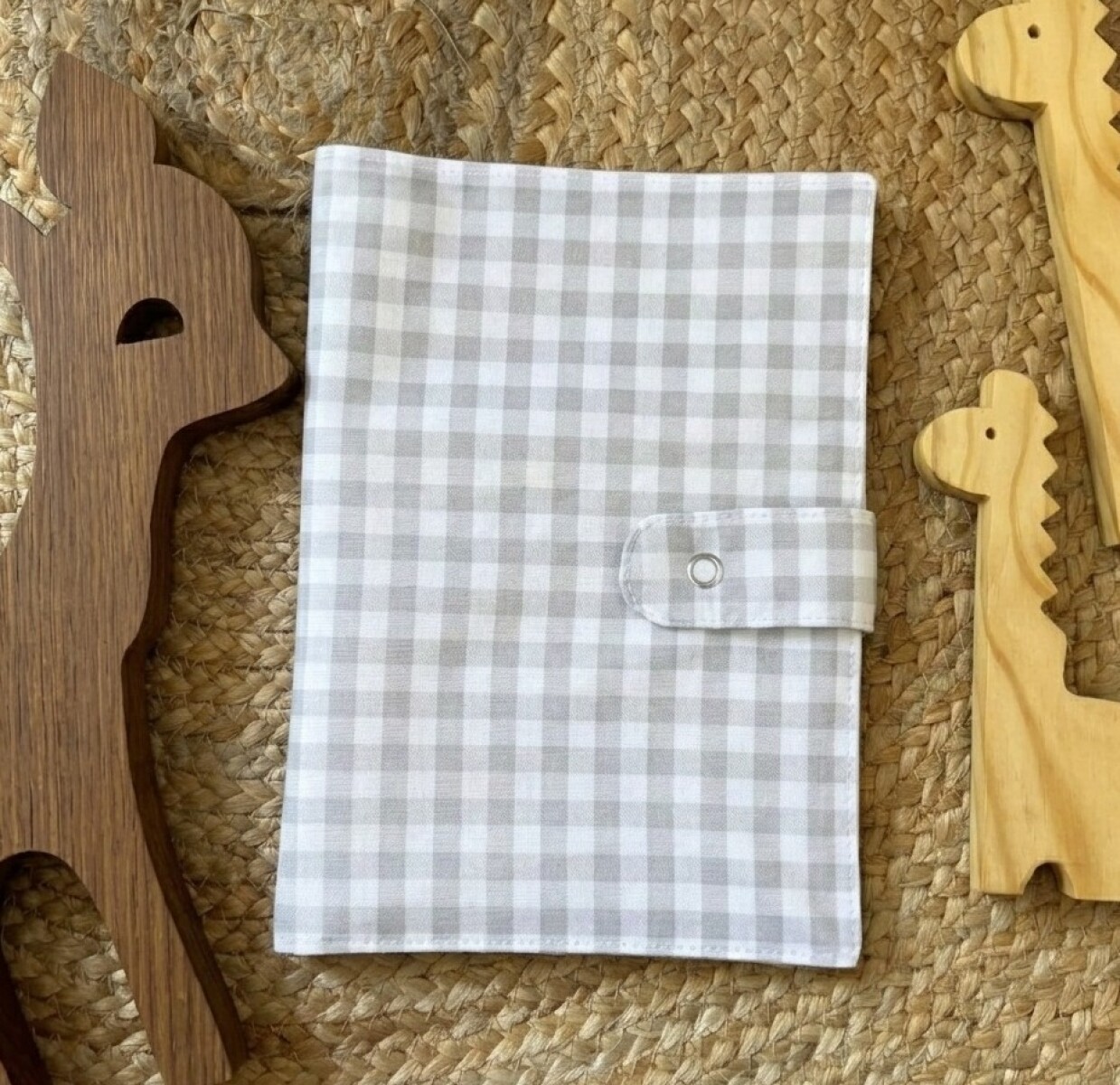 Organizador Carnet Pediátrico - Vichy Gris 