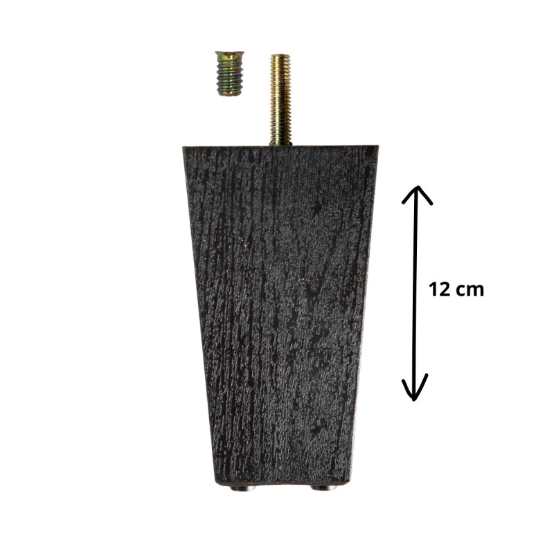 Box Para Sommier Capitoneado Con Patas Dos Plaza Negro Negro