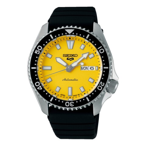 Reloj Seiko Serie 5 Sports SRPL87K1 automático para hombre Amarillo