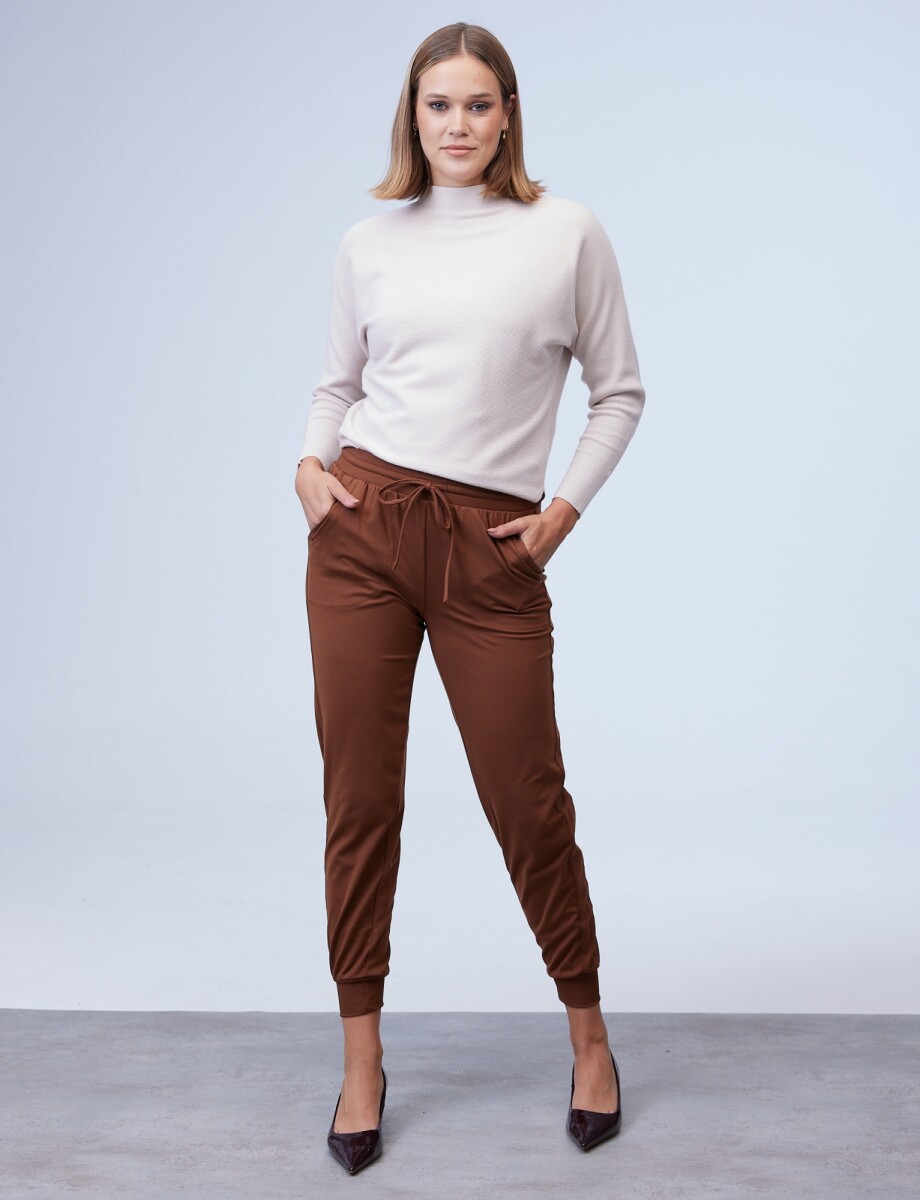 Pantalón Jogger - Tostado 