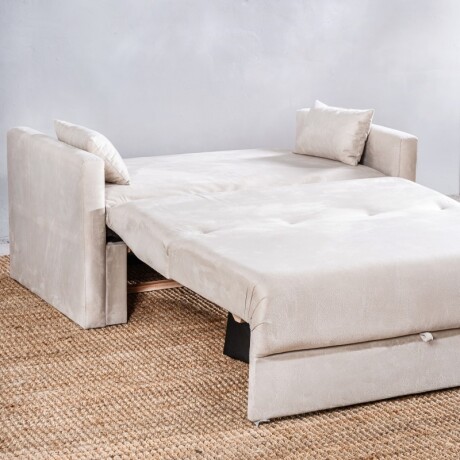 Sofá Cama Iara 2 Cuerpos Beige