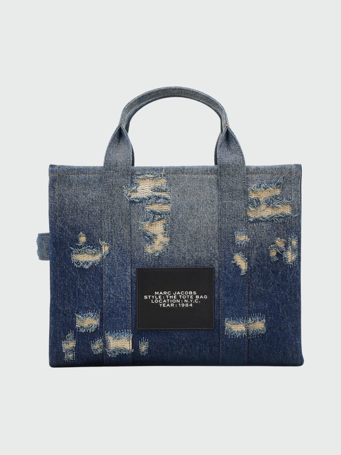 Marc jacobs - THE RIP AND REPAIR DENIM MEDIUM TOTE BAG 491