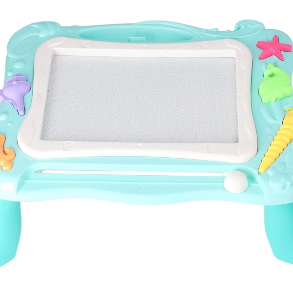 Pizarra Magica Magnetica Mesa Dibujo Infantil Niños Accesor. Variante Color Verde