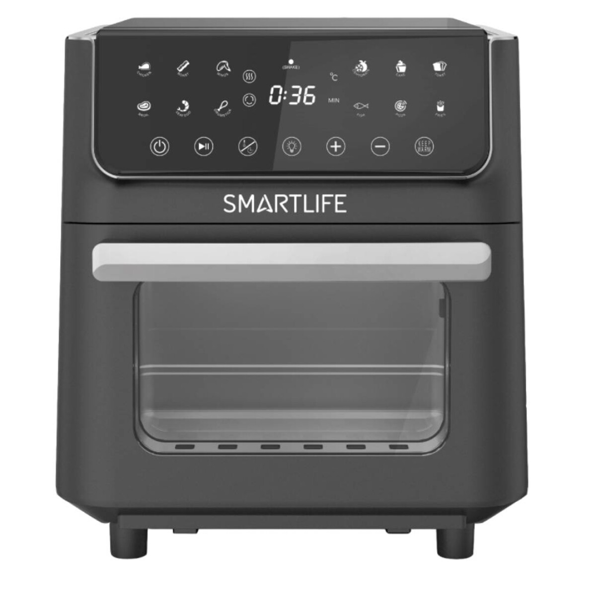 Freidora sin Aceite Smartlife Digital 12L - Negro 