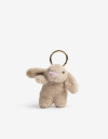 Llavero Cozy Llavero Y Bag Charm Peluche Conejo - Gris Claro