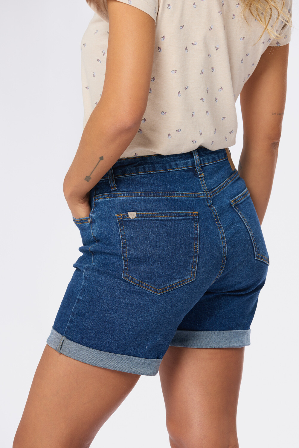 SHORT DE JEAN Azul