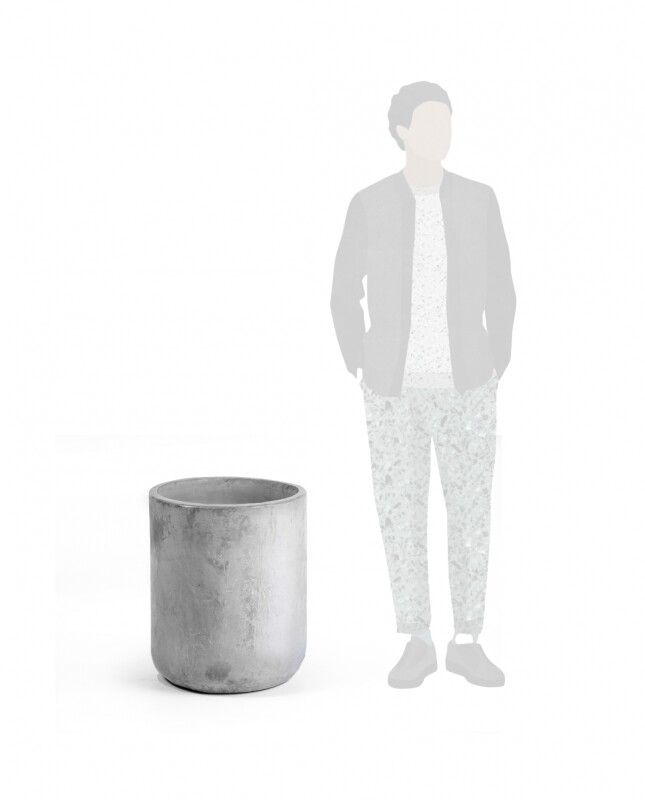 Maceta "Bule 50" - 50cm x 40cm - Fibrocemento Gris Laca Maceta "Bule 50" - 50cm x 40cm - Fibrocemento Gris Laca